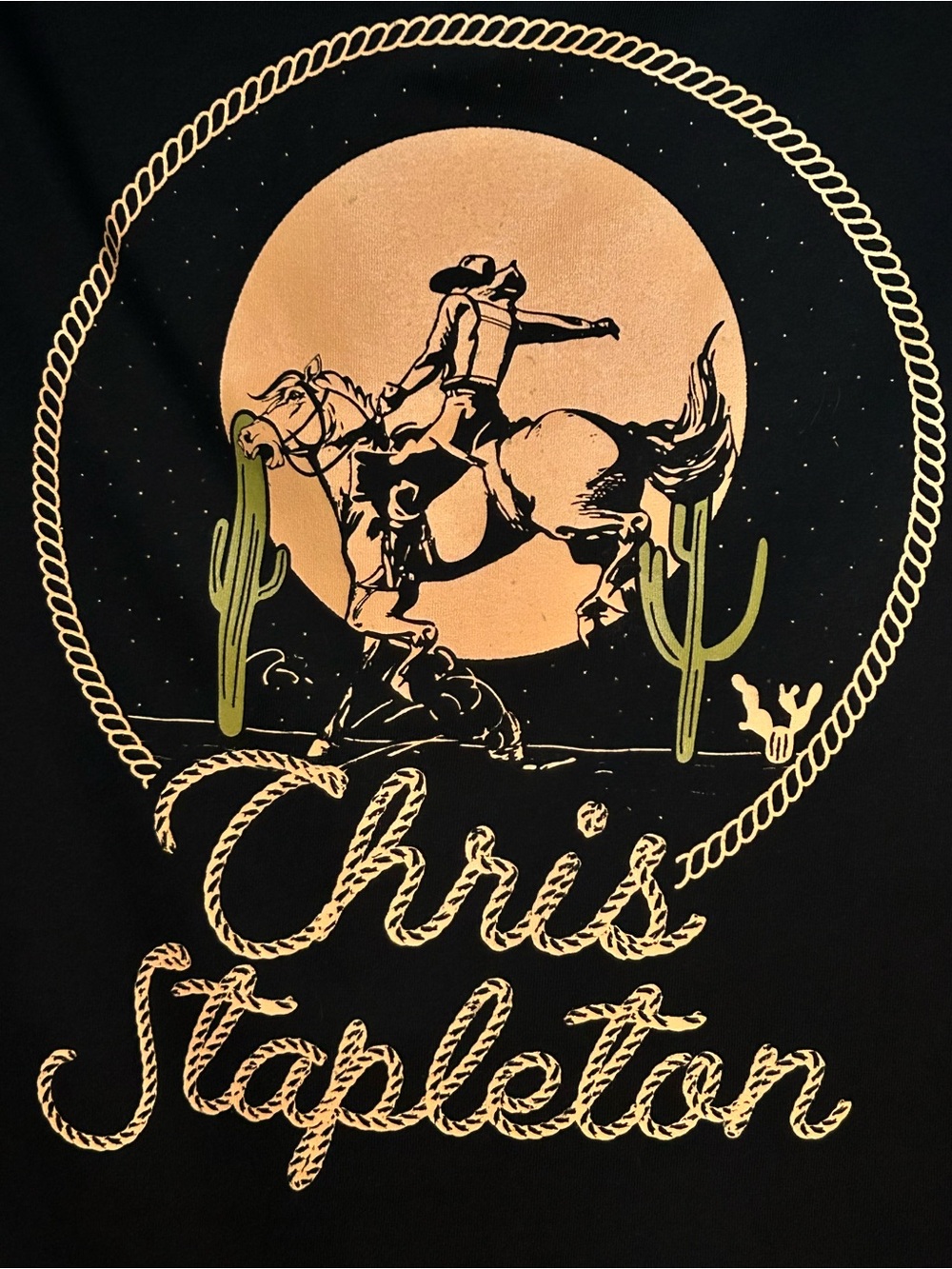 Men’s Black Graphic T-Shirt - Desert Rider Design